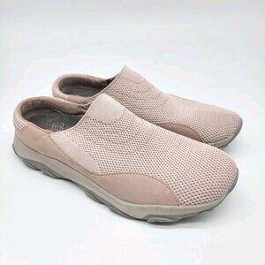 Earth Origins Shoes Womens Sz 10 Slip On Loafers Baby Pink Comfort Round Toe